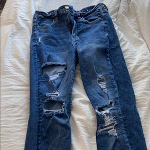 American Eagle ripped jeans